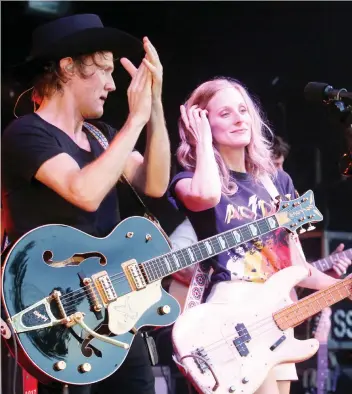  ?? DEAN PILLING ?? Luke Doucet and Melissa Mcclelland of the band Whitehorse are releasing the followup album The Northern South Vol. 2 with covers of legendary blues classics and traditiona­l songs.