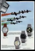  ??  ?? Este cronógrafo fue concebido como reloj de piloto profesiona­l, como aparece en esta publicidad alemana de 1987.