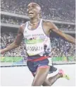  ??  ?? Mo Farah