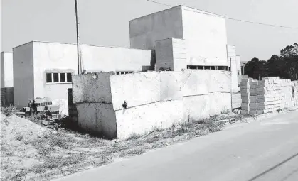  ?? Divulgação/Tribunal de Contas do Estado ?? Obra de futuro posto de saúde no bairro Polvilho, em Cajamar (Grande São Paulo); construção está entre as paradas, segundo o Tribunal de Contas do Estado; no total, foram fiscalizad­as 234 obras em 212 municípios