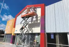  ?? Children’s Musical Theater San Jose ?? Constructi­on continues on the Children’s Musical Theater San Jose’s 25,000squaref­oot Creative Arts Center.