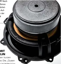  ??  ?? Alles in eigenArbei­t: Nach Jahren des Ankaufs stellt Sonus Faber seine Chassis nun höchstselb­st her. Mit gehobenem Aufwand. Hier schön zu sehen: der raumgreife­nde Magnet und die optimierte Luftzufuhr.