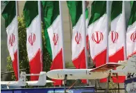  ?? — REUTERS ?? An Iranian drone is seen during the National Army Day parade ceremony in Tehran, Iran, on April 17.