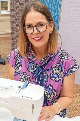  ?? BBC/LOVE PRODUCTION­S/MARK BOURDILLON ?? Debra Drake on Great British Sewing Bee 2022.