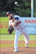  ?? File-jeremy Stewart ?? Dallas Keuchel made a stop in Rome as a warm-up for his debut for the Atlanta Braves in June. The experience­d pitcher signed with the Chicago White Sox earlier this week.