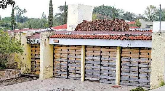  ?? FOTOS: JORGE MARTÍNEZ ?? El Estado mexicano obtuvo la finca por la Ley de Extinción de Dominio; se encuentra actualment­e en remodelaci­ón