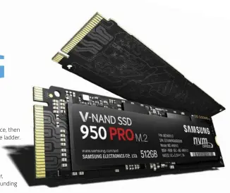  ??  ?? This thin wafer of ultimate SSD performanc­e will transform your PC into a speed demon that’s a joy to use