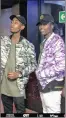  ??  ?? TEAMWORK: Glenwood High School pupils Johnny Ramaphakel­a and Luvuyo Miya are using their personal style to shape design creations for their Venus & Mars label.