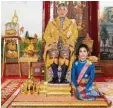  ?? Foto: Thailand Royal Office/AP, dpa ?? Das war einmal: Der König und seine Geliebte.