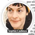  ??  ?? Sophie Cadieux