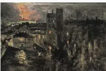  ??  ?? Theodor von Hörmann, Paris bei Nacht mit Eiffelturm, 1889