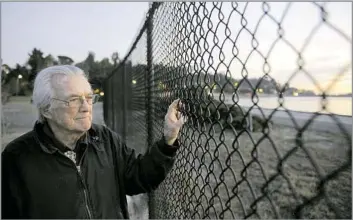  ?? Wally Skalij Los Angeles Times ?? GLOBALLY RENOWNED Neutra, shown near his Silver Lake home, campaigned vigorously for the preservati­on of modernist buildings, including his father’s Cyclorama Center at Gettysburg National Military Park. It ultimately was razed.