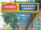  ??  ?? Chemist Warehouse’s arrival on this side of the Tasman is expected to shake up the pharmacy scene.