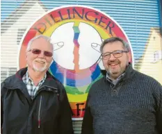  ?? Foto: Tafel Dillingen ?? Sie haben viel zu tun, aber auch viele Helfer: Eberhard Wirbka (links) und Alois Kleebaur, Koordinato­ren bei der Tafel Dillingen.