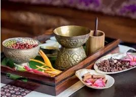  ??  ?? Anindya Spa offers a variety of traditiona­l Indonesian beauty treatments.