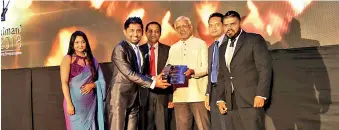 ??  ?? Wash-app, Sri Lanka’s first ever laundry and dry cleaning app by Washapp (Pvt.) Ltd received a merit award in the Smart Settlement and Urbanisati­on category