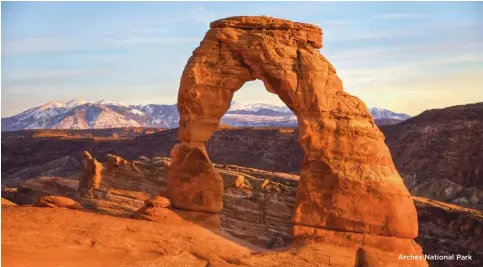  ??  ?? Arches National Park