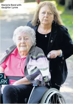  ??  ?? Marjorie Bond with daughter Lynne