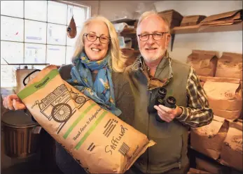  ?? Brian A. Pounds / Hearst Connecticu­t Media ?? Janet and Jerry Connolly have seen a huge increase during the pandemic in seed sales, and all things birding, at their store, The Audubon Shop, in Madison.