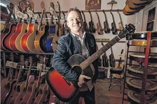  ?? RYAN TAPLIN • THE CHRONICLE HERALD ?? Jimmy Rankin poses for a photo at the Halifax Folklore Centre Nov. 27.