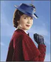  ??  ?? Emily Blunt stars in “Mary Poppins Returns”