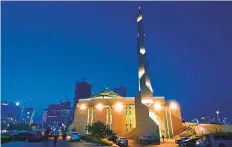  ?? Ahmed Kutty/Gulf News ?? Al Aziz Masjid on Reem Island in Abu Dhabi.