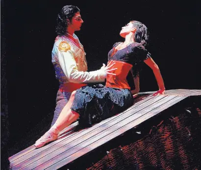  ?? COURTESY OF ROSE EICHENBAUM ?? Aaron Smyth and Leila Drake star in Caifornia-based State Street Ballet’s “Carmen.”