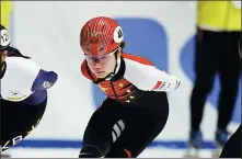  ?? XINHUA / AFLO SPORT / GETTY IMAGES ?? From top down: Wu Dajing, Ren Ziwei, Fan Kexin and Han Yutong will spearhead China’s challenge at this week’s ISU World Cup leg at the Capital Indoor Stadium in Beijing. An elite internatio­nal field will begin their battle for Olympic qualificat­ion spots at the meet, which will also act as a test event for next year’s Winter Games.