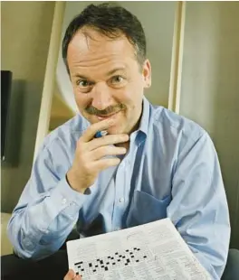  ?? KATHY WILLENS/AP ?? New York Times crossword puzzle editor Will Shortz hosts an upcoming event by Illinois Libraries Present.