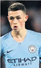  ??  ?? Phil Foden