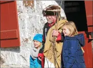  ?? ARCHIVE PHOTO ?? Visitors will meet Der Belsnickel, a mischievou­s version of Santa Claus who rewards good children with treats, at the Christmas at Hopewell Furnace on Dec. 4.