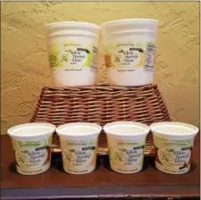  ?? COURTESY PHOTO ?? YellowSpri­ngs Farm’s yogurt line nowinclude­s goat milk yogurt.