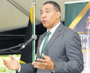  ?? FILE ?? Prime Minister Andrew Holness.