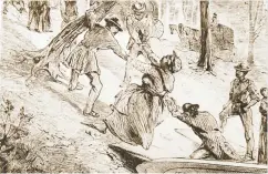  ?? THE ECHOES OF CHLOE COOLEY ?? In 1793, witnesses on the streets of Niagara-on-the-lake saw the troubling sight of a screaming woman named Chloe Cooley being forced onto a boat by a group of armed men taking her to the United States. The scene is part of Canada’s history of slavery.