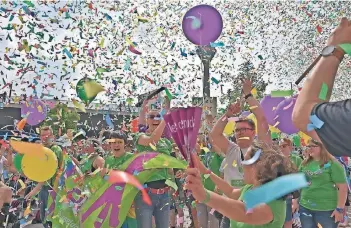  ?? FOTO: CSD ?? Der Christophe­r Street Day wird nächste Woche in Düsseldorf mit einem bunten und fröhlichen Fest gefeiert.