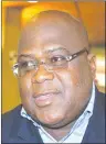  ??  ?? Mr Tshisekedi