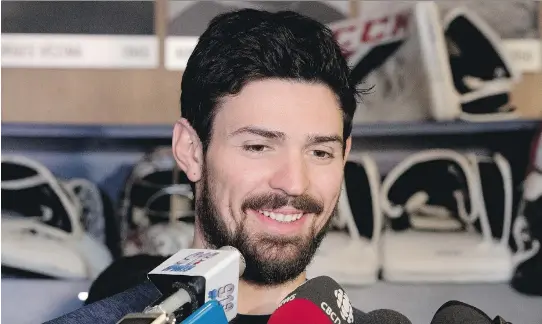  ?? ALLEN MCINNIS ?? Carey Price will remain a Canadien for the foreseeabl­e future after signing an eight-year, $84-million extension Sunday that could keep him in Montreal until spring 2026.