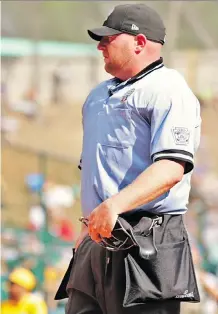  ?? BRAD JOHNSTON ?? Calgary umpire Brad Johnston was excited to work the Little League U.S. final last weekend in Williamspo­rt, Pa.