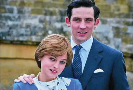  ?? NETFLIX ?? Emma Corrin, por su papel de Lady Di, y Josh O’Connor, por dar vida al Príncipe Carlos, triunfaron en las categorías actorales