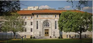  ?? (Wikipedia) ?? CANDLER LIBRARY at Atlanta’s Emory University. EIPAC manager Sophia Weinstein said that the eviction notices had made her feel that the secure environmen­t of university was being stripped away.