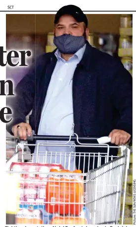  ??  ?? Fighting deportatio­n: Abdul Rauf out shopping in Rochdale