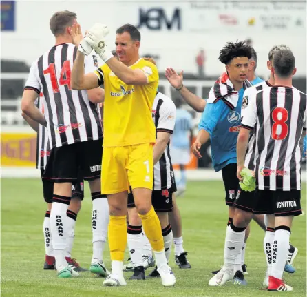  ??  ?? Bath City captain Ryan Clarke told Bath City Radio’s Mark Stillman that he is feeling great after the lockdown is looking forward to playing again in the biggest game of the season