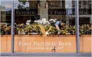  ?? Amy Osborne/Special to the Chronicle 2023 ?? First Republic Bank’s closures include the 25 remaining branches in the Bay Area.