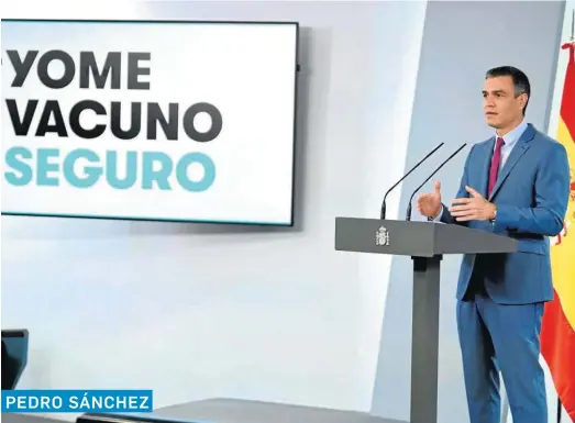  ??  ?? PEDRO SÁNCHEZ