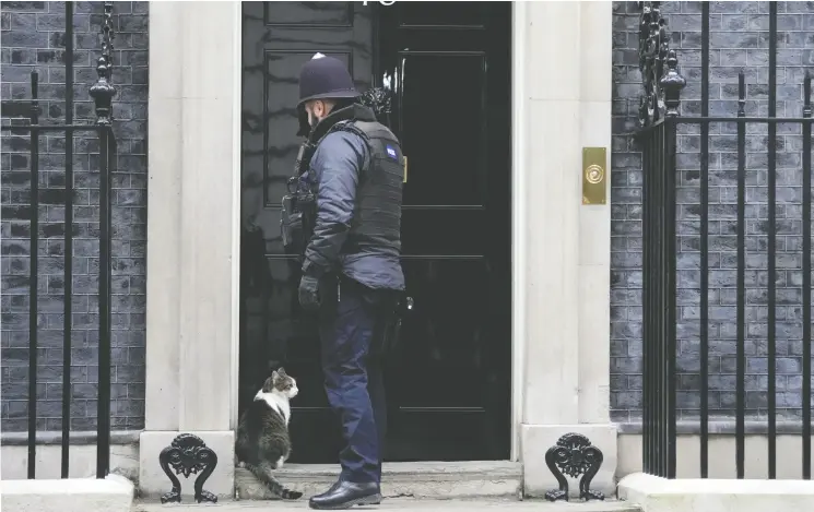  ?? KIRSTY WIGGLESWOR­TH / THE ASSOCIATED PRESS ?? Police Commission­er Cressida Dick this week revealed London police are now investigat­ing Downing Street parties during lockdown.