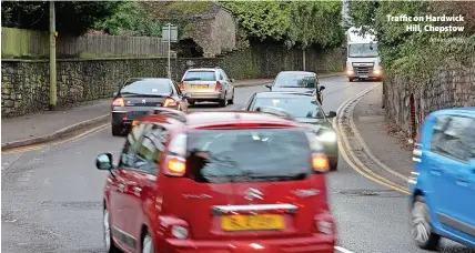  ?? Adrian White ?? > Traffic on Hardwick Hill, Chepstow