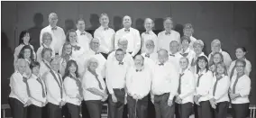  ?? Contribute­d ?? The Calhoun Community Chorus will return for “Christmas at Last” at the Harris Arts Center on Nov. 19 and 20.