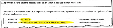  ?? ?? Dos empresas ofertaron en el llamado de Petropar para seguir tercerizan­do su personal.