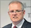  ??  ?? Australian PM Scott Morrison