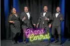  ??  ?? The headline quartet act for the Barbershop Harmony Convention in Palmerston North will be Grand Central, from Wellington.